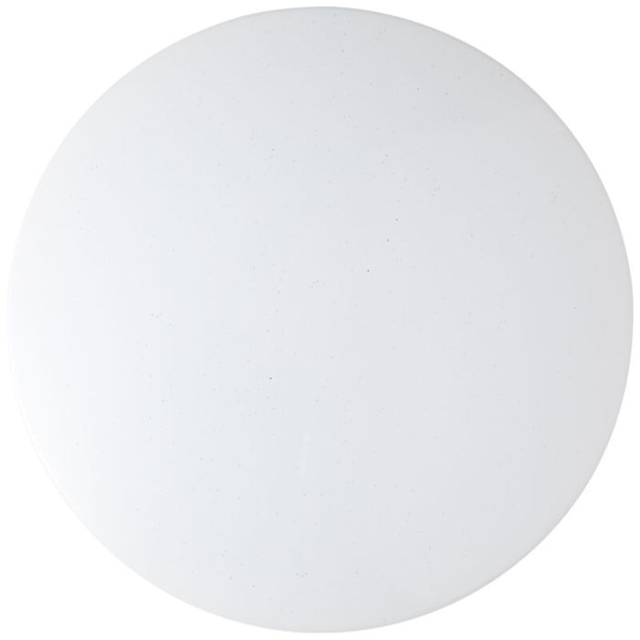Witte plafonniere Julie, metaal, 24W warm wit LED