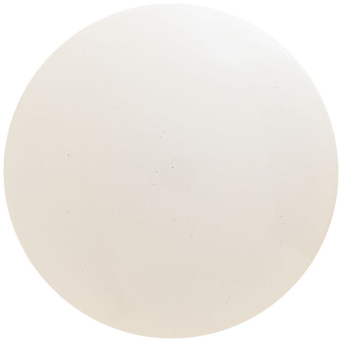 Witte plafondlamp met sensor Julie, metaal, 18W warm wit LED met bewegingssensor