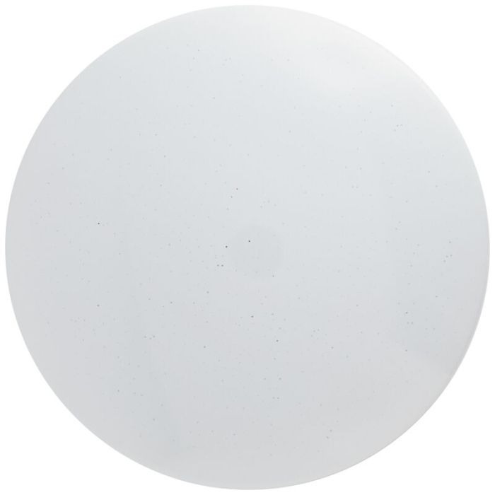 Witte plafondlamp met sensor Julie, metaal, 18W warm wit LED met bewegingssensor