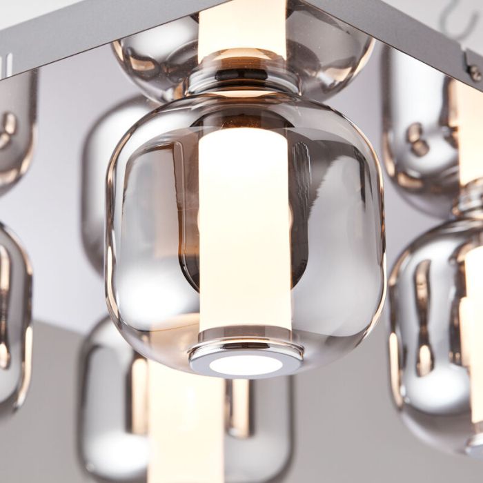 Design plafondlamp Emmely, metaal, 22W warm wit LED