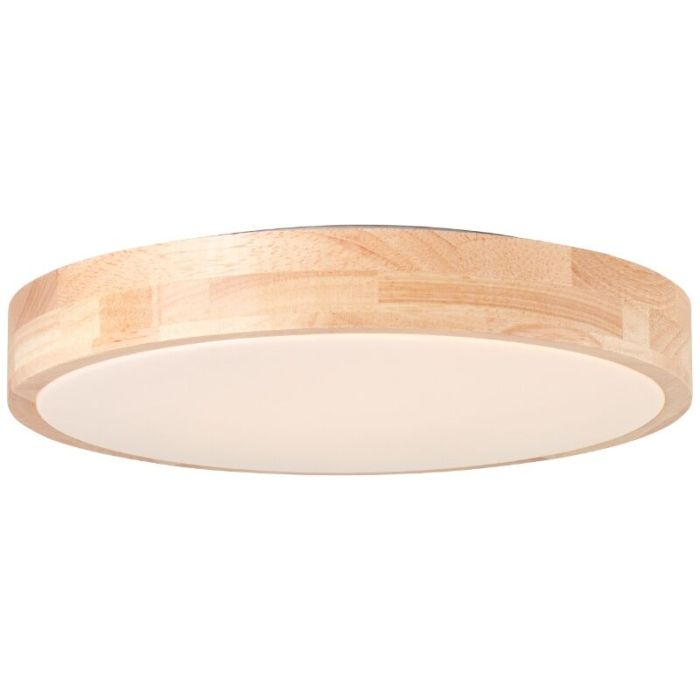 Landelijke badkamer plafondlamp hout, Kavish, IP44