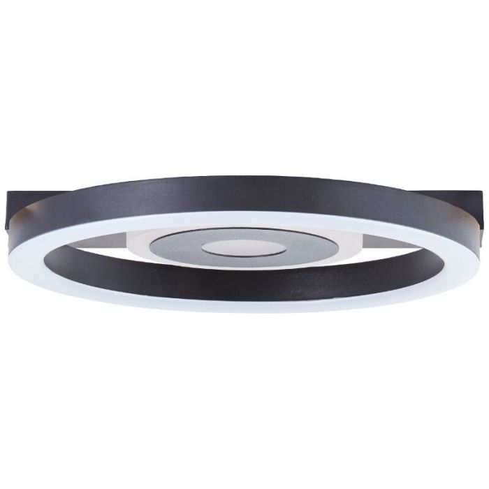 Design plafonnière zwart, Konrad, 9W, 3000K LED