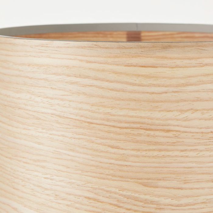Houten tafellamp beige, Enna, met schakelaar