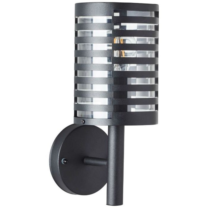 Moderne buitenlamp zwart, Veysel, IP44