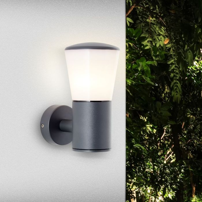 Moderne buitenlamp antraciet, Rawi, IP44