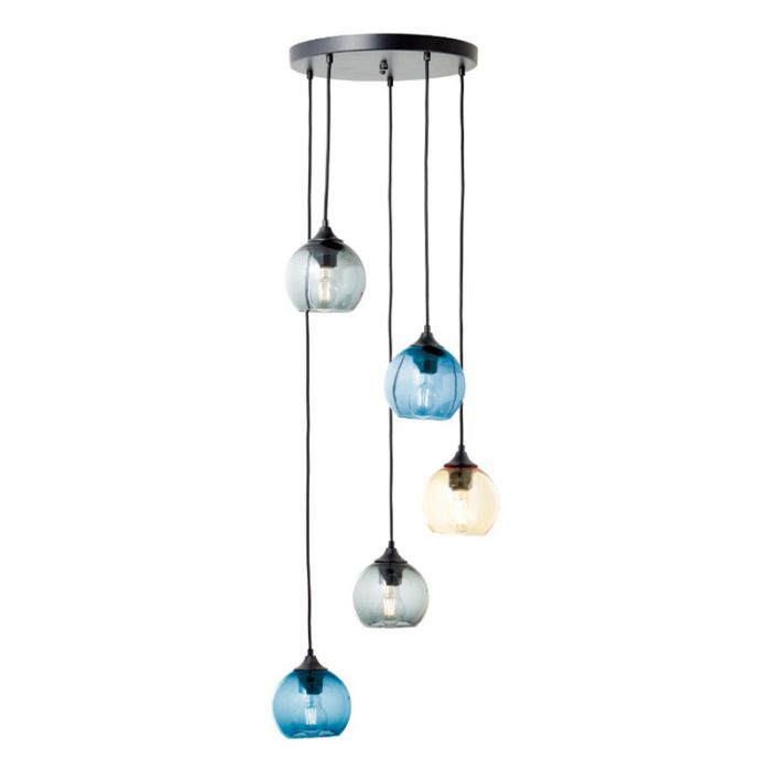Design hanglamp veelkleurig, Quinton