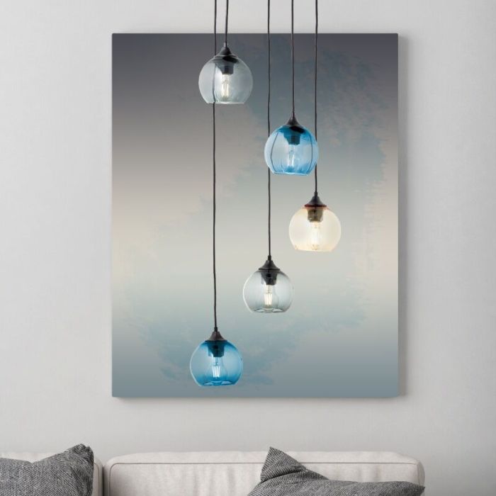 Design hanglamp veelkleurig, Quinton