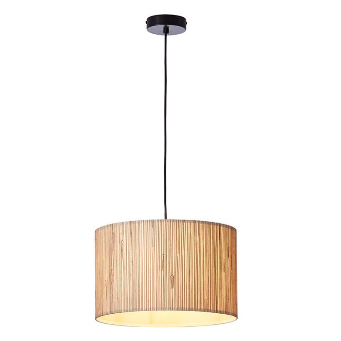 Landelijke hanglamp beige, Wenda