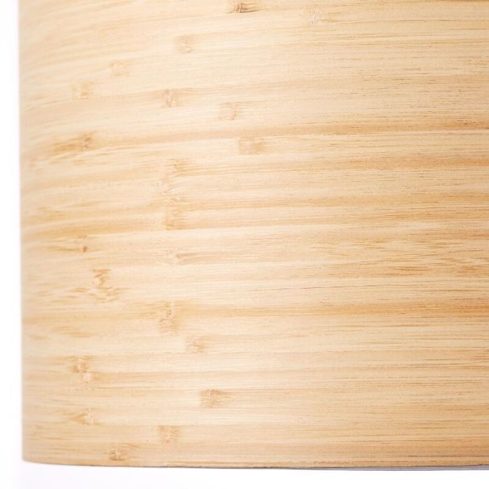 Houten hanglamp beige, Enna