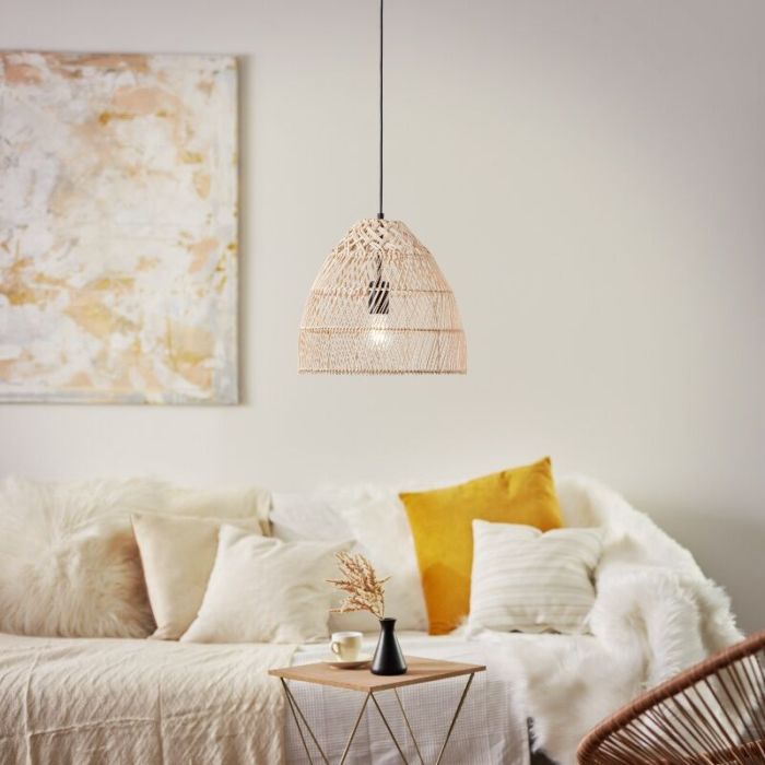 Rotan hanglamp bruin, Esra