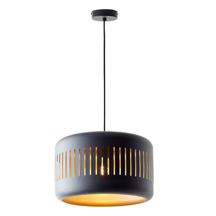 Industriële hanglamp zwart, Veronika