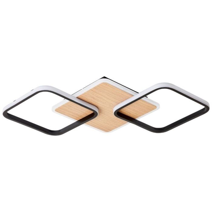 Moderne plafonnière bruin, Rawan, 40W, 3000K LED