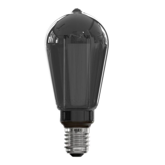 Dimbare Calex E27 LED Edison lamp grijs, 3,5W, 2000K