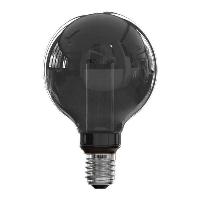 Dimbare Calex E27 LED filament lamp grijs, 3,5W, 2000K