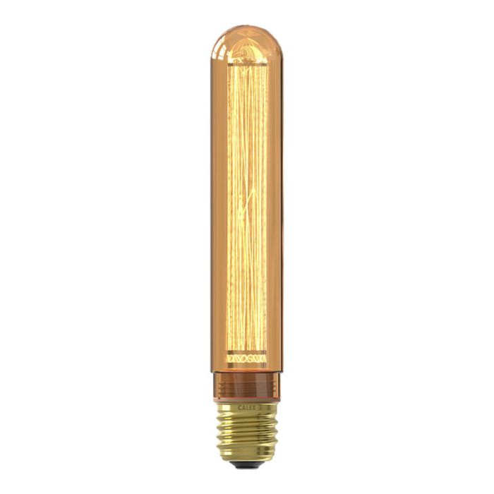 Dimbare Calex E27 LED buislamp amber, 2,3W, 1800K