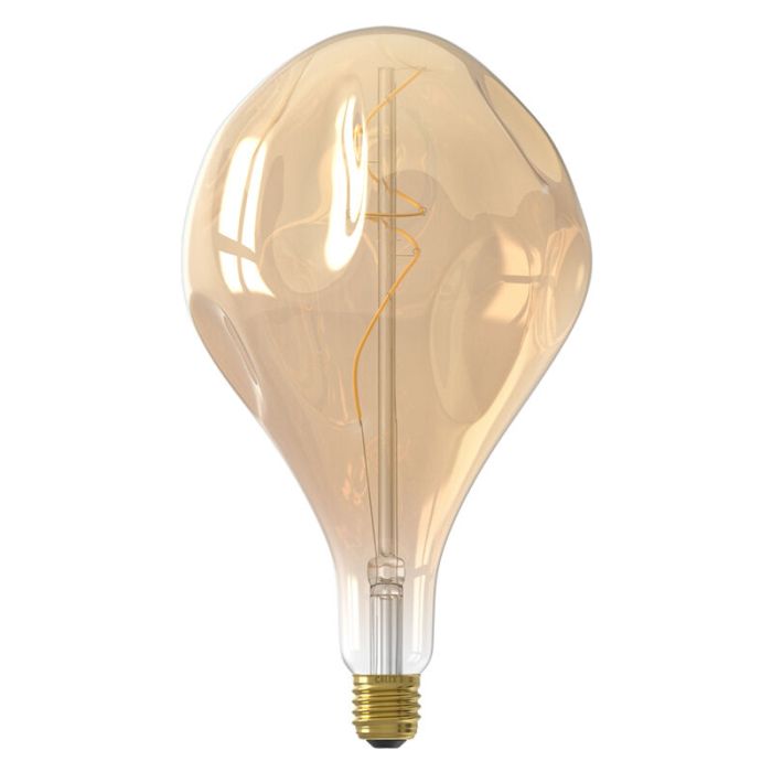 Dimbare Calex E27 LED filament lamp amber, 6W, 1800K