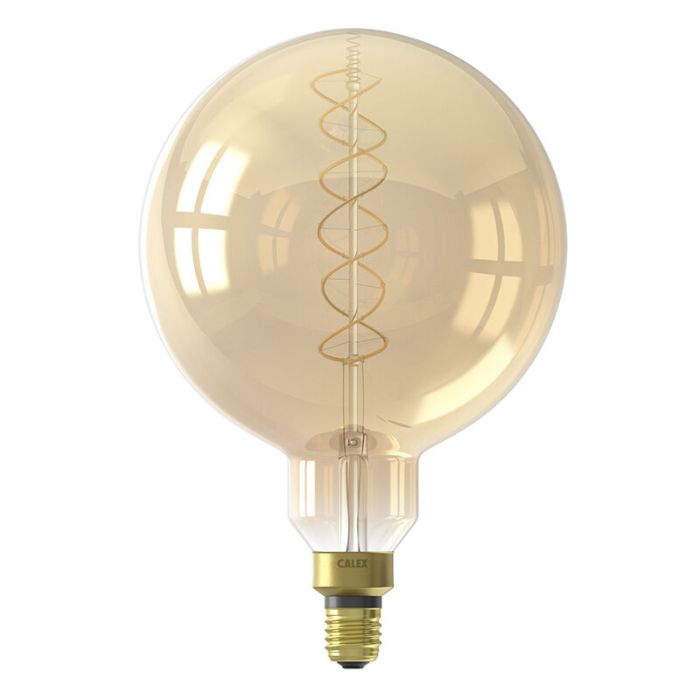 Dimbare Calex E27 LED filament lamp amber, 3W, 2200K