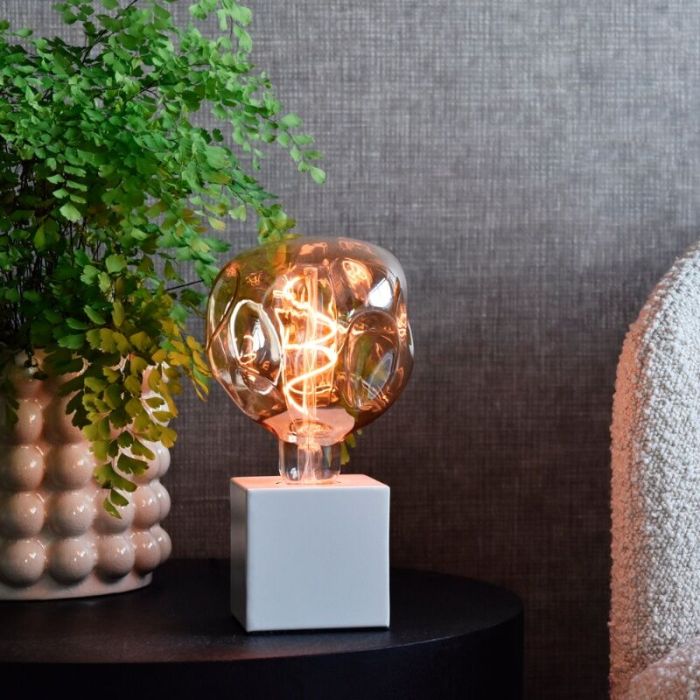 Dimbare Calex E27 LED filament lamp amber, 4W, 1800K