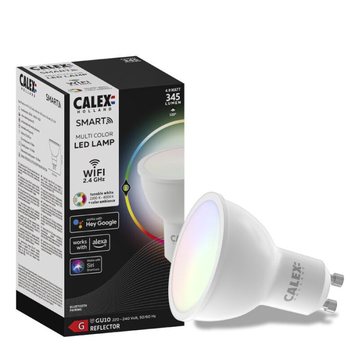 Calex Smart LED lamp GU10 4,9W, RGBW