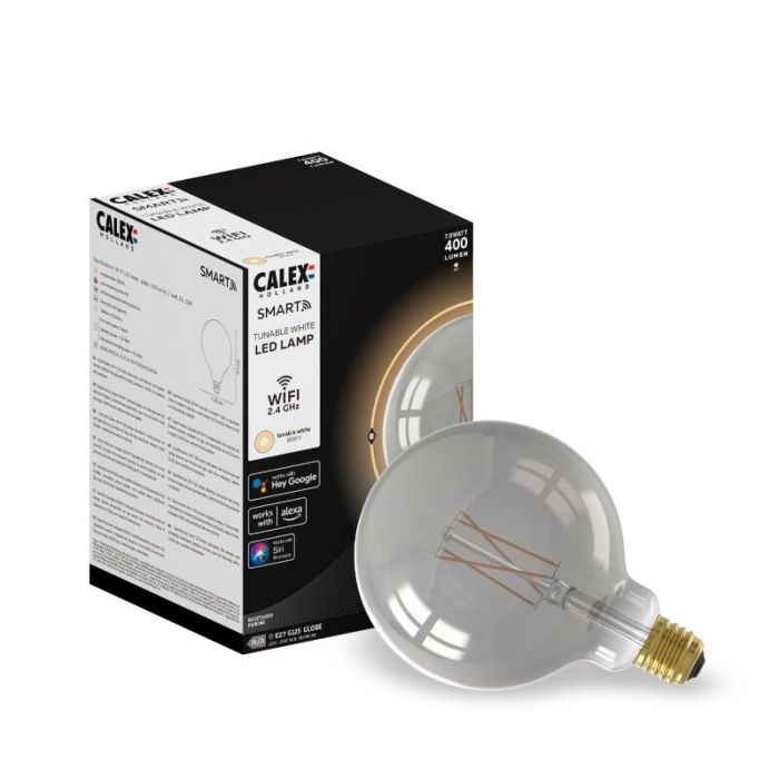 Calex Smart LED lamp E27 grijs, 7W, 1800K