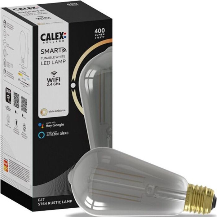 Calex Smart LED lamp E27 grijs, 7W, 1800K