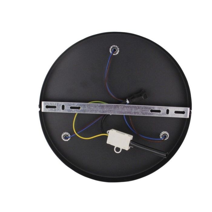 Zwarte plafondlamp Rami, metaal