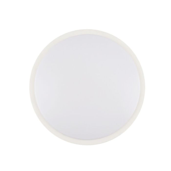 Moderne plafonniere Kos, wit, klein, met geïntegreerd LED