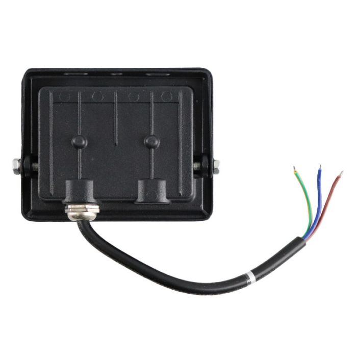 Zwarte LED schijnwerper Boaz, 10W, 6500K, IP66