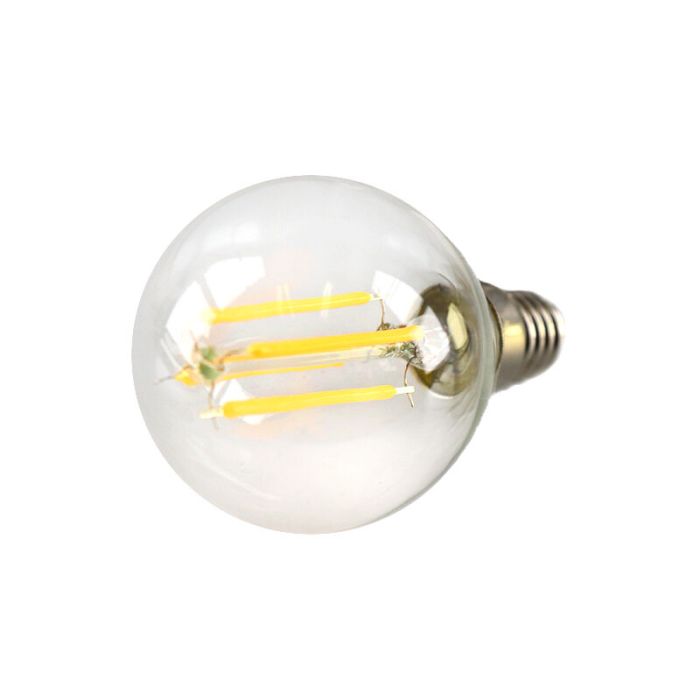 Dimbare Olucia E14 LED lamp, P45, 3W, Transparant glas, 2700k