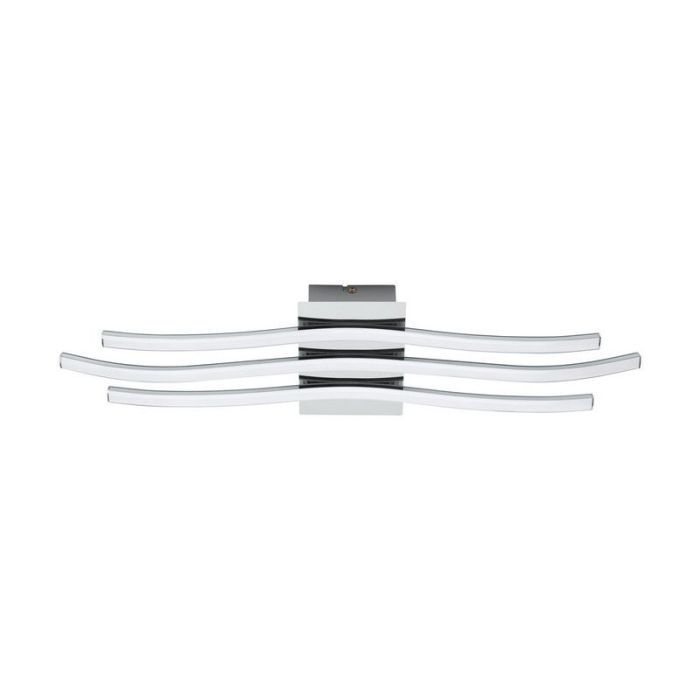 Chromen moderne plafondlamp kunststof, Therese, 26W, 3000K LED