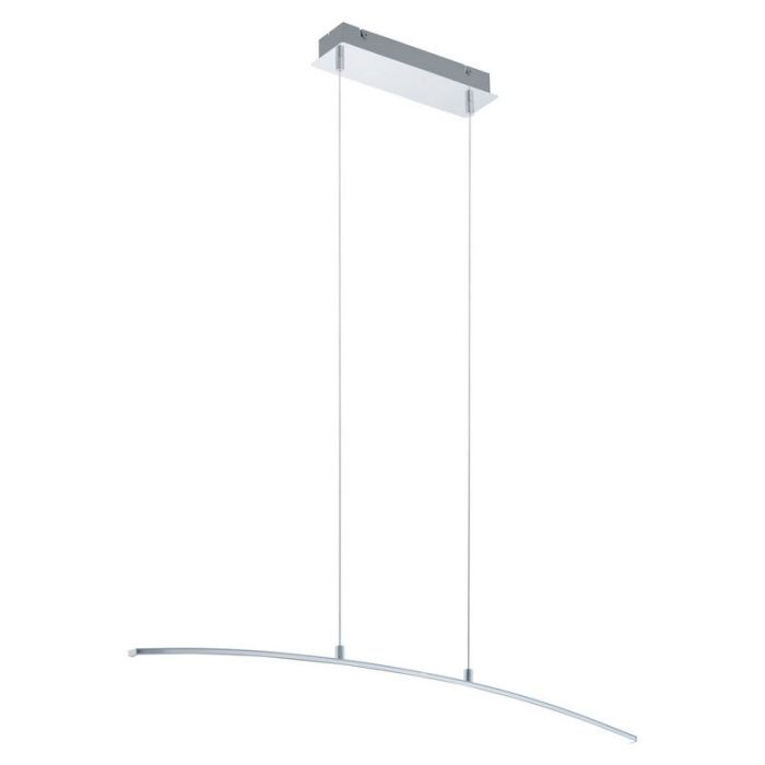 Chromen moderne hanglamp aluminium, Arantxa, 14W, 3000K LED