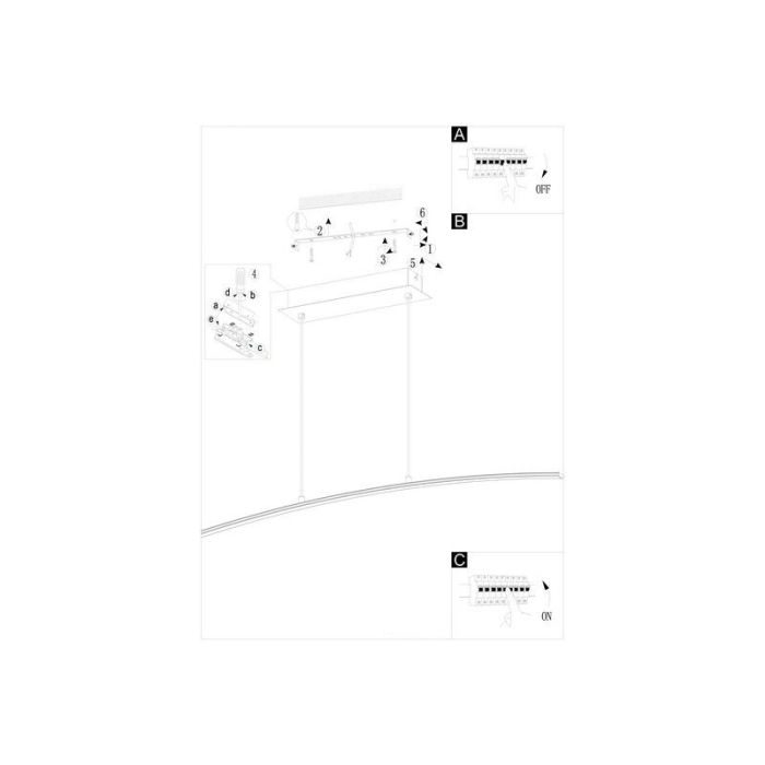 Chromen moderne hanglamp aluminium, Arantxa, 14W, 3000K LED