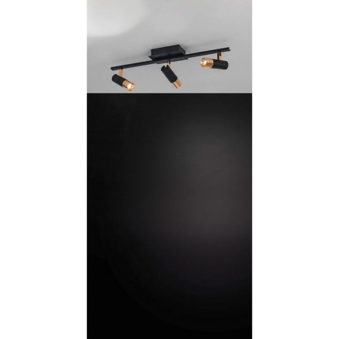 Messing design plafondspot aluminium, Sherida, 5W, 3000K LED