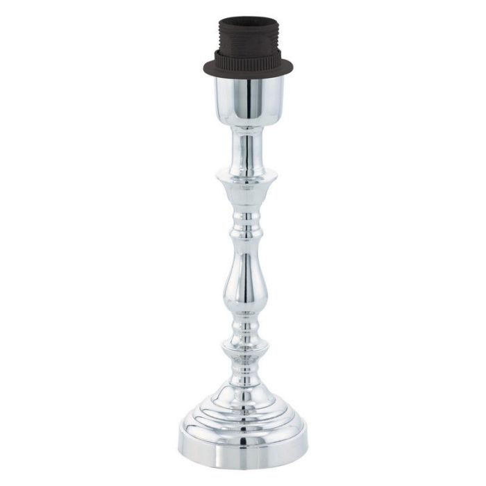 Chromen design tafellamp zonder kap metaal, Mason, met schakelaar