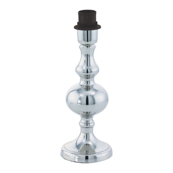 Chromen design tafellamp zonder kap staal, Mason, met schakelaar