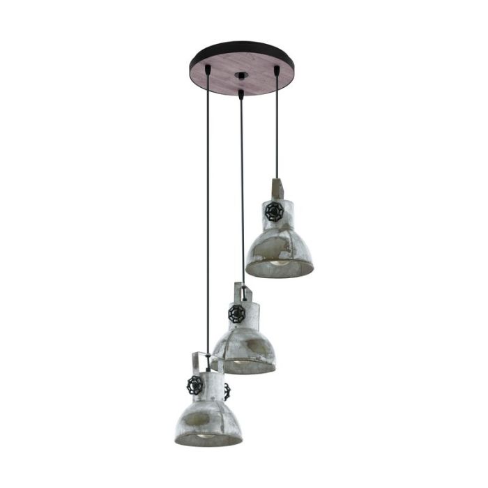 Houten hanglamp bruin, Angelina