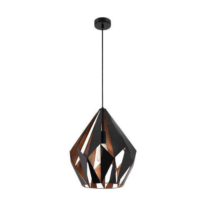 Zwarte moderne hanglamp metaal, Acri