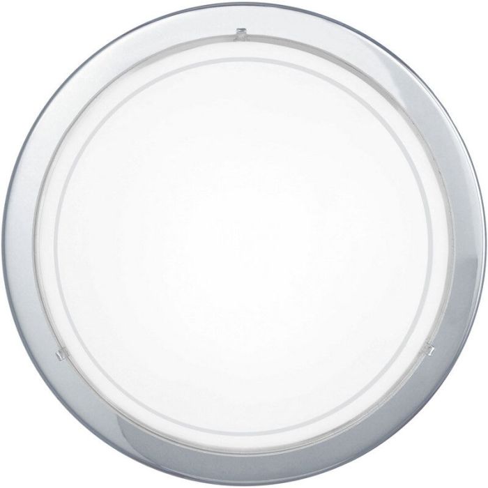 Chromen plafonnière glas, Agena