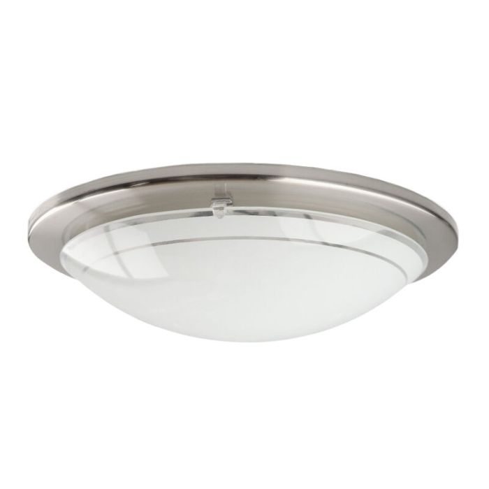 Nikkelen plafonnière glas, Agena