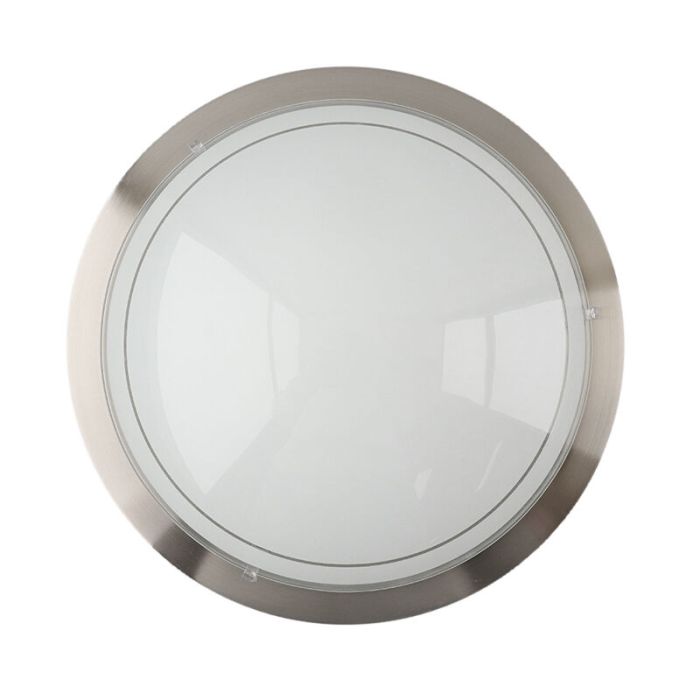 Nikkelen plafonnière glas, Agena
