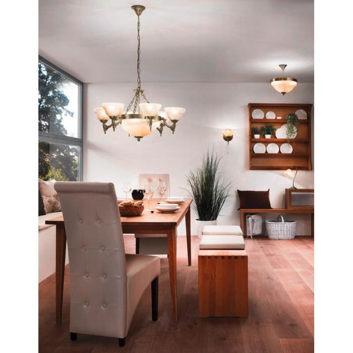 Eugine wandlamp oosters met trekkoordje