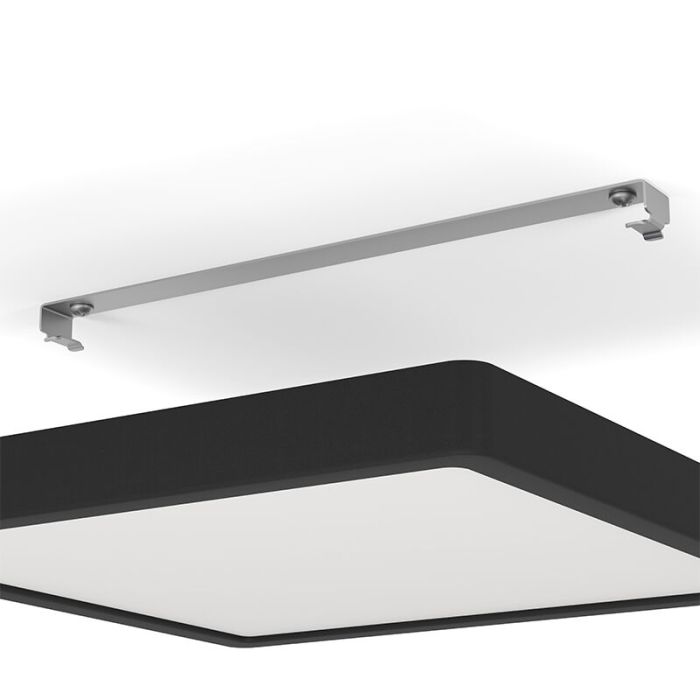 Witte plafonnière kunststof, Geraldo, 20,5W, 3000K LED