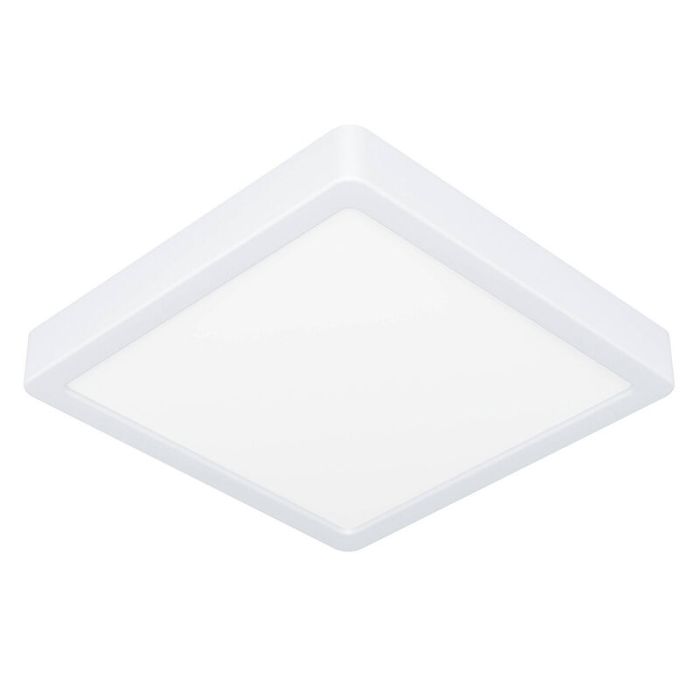 Witte plafonnière kunststof, Geraldo, 17W, 3000K LED