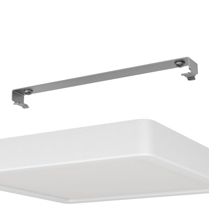Witte plafonnière kunststof, Geraldo, 17W, 3000K LED