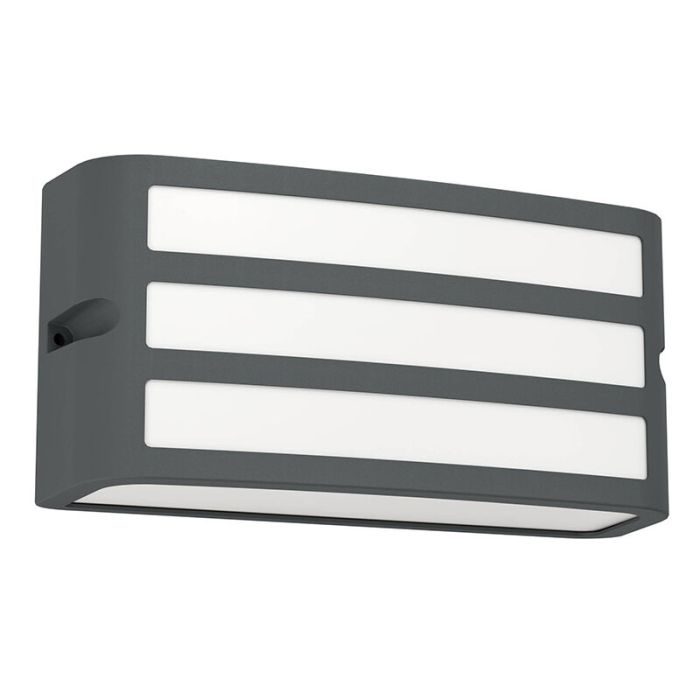 Antraciete buitenlamp kunststof, Cesar, IP54