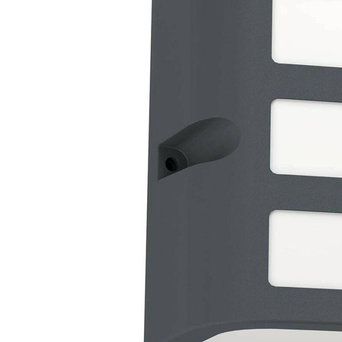 Antraciete buitenlamp kunststof, Cesar, IP54