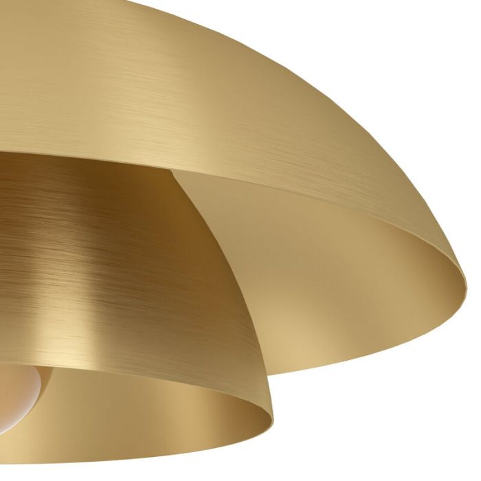 Gouden moderne hanglamp staal, Chuck