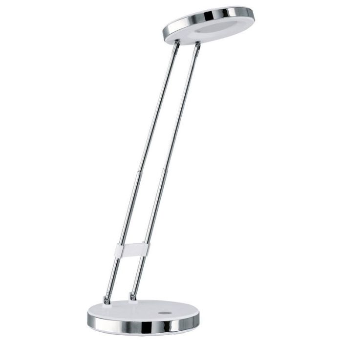 Witte moderne bureaulamp kunststof, Arie, 3W, 3000K LED, met schakelaar