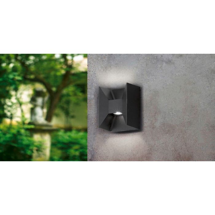 Antraciete buitenlamp aluminium, Jeslynn, 3W, 3000K LED, IP44