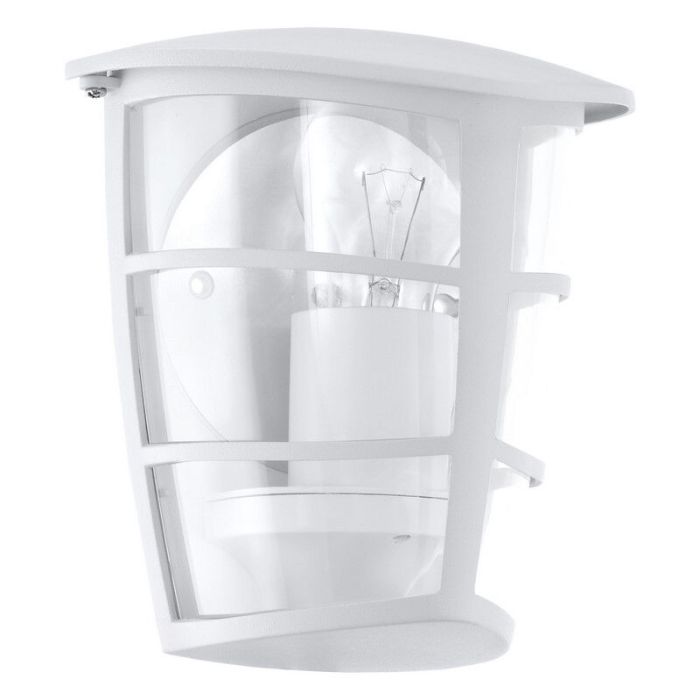Witte moderne buitenlamp kunststof, Inas, IP44